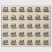 BÜHNE-ZUG GESCHENKPAPIER (Flach)