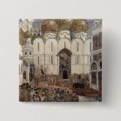 Bühneentwurf für Boris Godunow Button (Vorderseite)