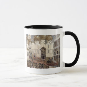 Bühneentwurf für Boris Godunow Tasse