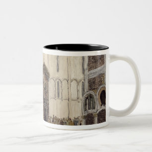 Bühneentwurf für Boris Godunow Zweifarbige Tasse