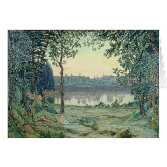 Bühneentwurf für Rimsky-Korsakovs (Vorderseite (Horizontal))