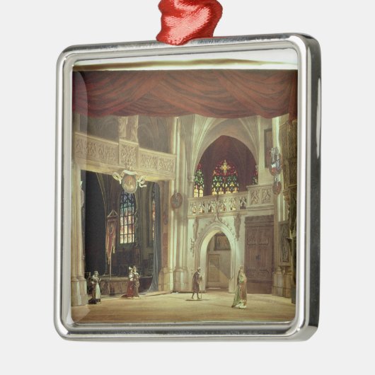 Bühnemodell für die Oper Silbernes Ornament (Links)