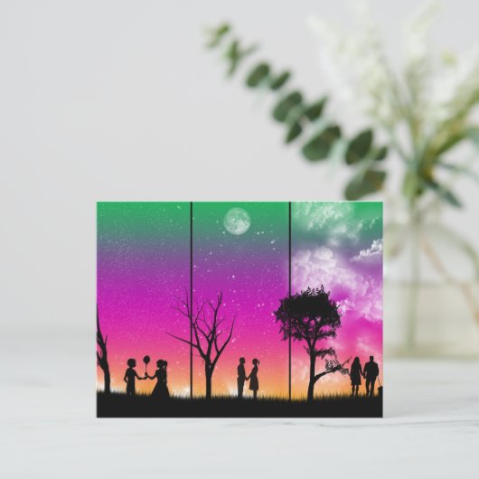 Bühnen der Liebe Postkarte (Stehend Vorderseite)