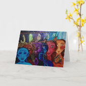 Bühnen der Trauer Karte (Gelbe Blume)