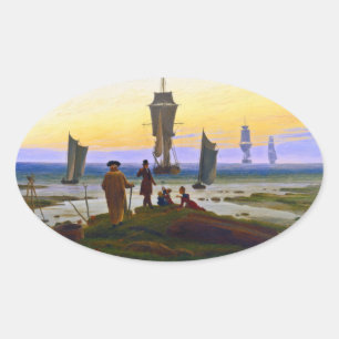 Bühnen des Lebens: Die Lebensstufen durch Ovaler Aufkleber