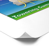 Bühnen eines Gewitters (Meteorologie) Poster (Ecke)