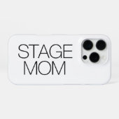 Bühnen-Mama iPhone Hülle (Rückseite (Horizontal))