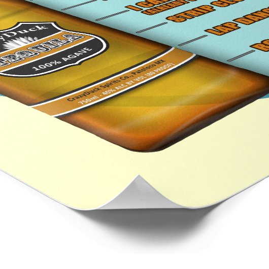 Bühnen von Tequila Poster (Ecke)