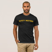 Bühnenarbeiter-Gesetze T-Shirt (Vorne ganz)
