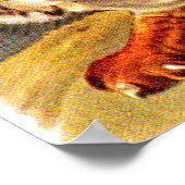 Bühnendruck des 19. Jahrhunderts Poster (Ecke)