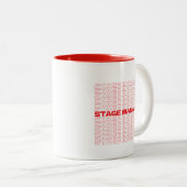 Bühnenmanager Zweifarbige Tasse (VorderseiteRechts)