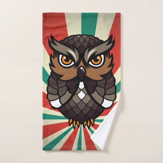 Búho  badhandtuch set (Handtuch)
