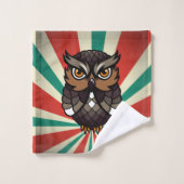 Búho badhandtuch set (Waschlappen)