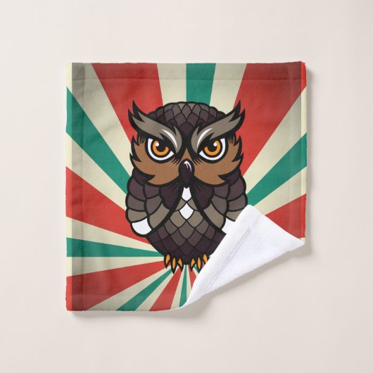 Búho  badhandtuch set (Waschlappen)