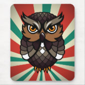 Búho De La Suerte Mousepad (Vorne)