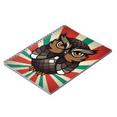 Búho De La Suerte Notizblock (Linke Seite)