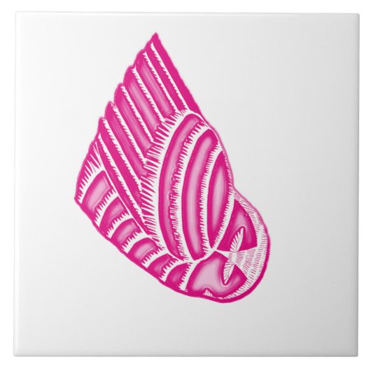 BUHO HELADO in PINK/WEISSER Kachel (Vorderseite)