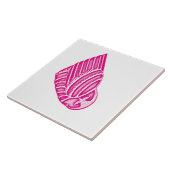 BUHO HELADO in PINK/WEISSER Kachel (Seite)