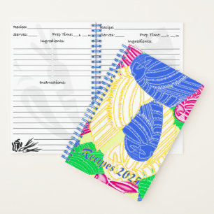 BUHO HELADO Rezept Notebook Notizblock