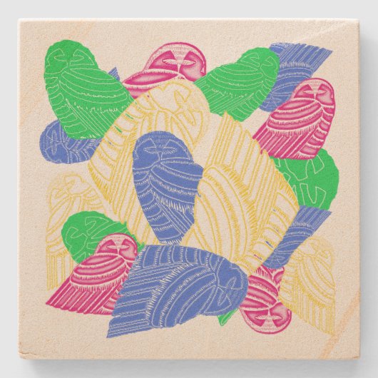 BUHO HELADO Untersetzer (Vorderseite)