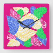 BUHO HELADO Wanduhr (Vorderseite)