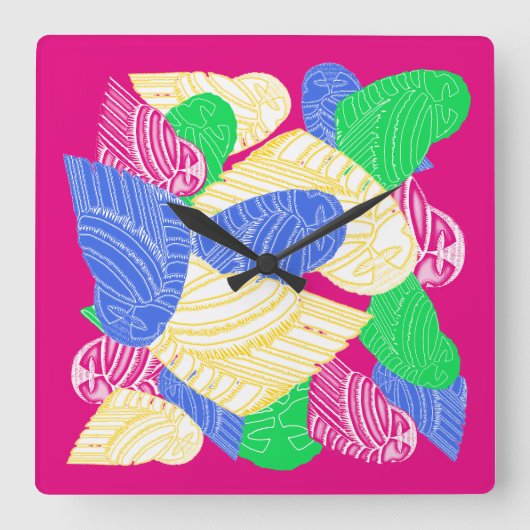 BUHO HELADO Wanduhr (Vorderseite)