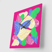 BUHO HELADO Wanduhr (Winkel)