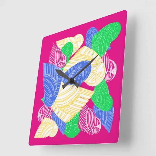 BUHO HELADO Wanduhr (Winkel)