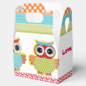 Búhos mit Muttermalen der Farben schenken Geschenkschachtel (Geöffnet)