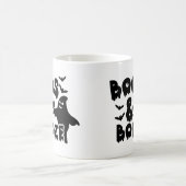 Buhrufe und Alkohol Kaffeetasse (Mittel)