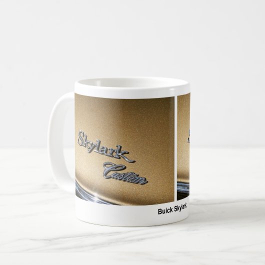 Buic* Skylark, Custom Metalflake Paintwork. Kaffeetasse (Vorderseite Links)
