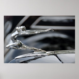 Buick 1934 Göttin Kühlerfigur Poster