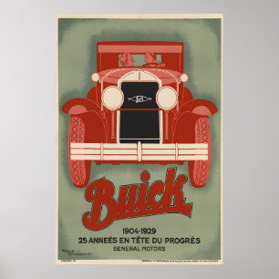 Buick Auto Poster - Vintage Poster Drucke