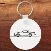 Buick Grand National Black Car Schlüsselanhänger (Vorderseite)