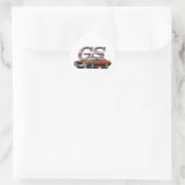 Buick GS_braun Runder Aufkleber (Tasche)