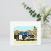 Buick Hwy Patrol Postkarte (Stehend Vorderseite)