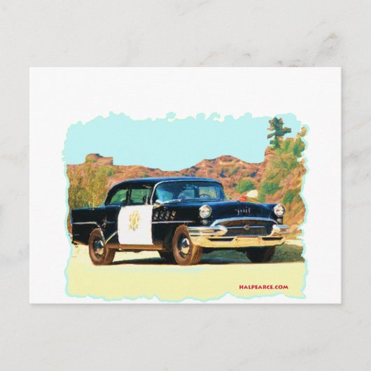 Buick Hwy Patrol Postkarte (Vorderseite)