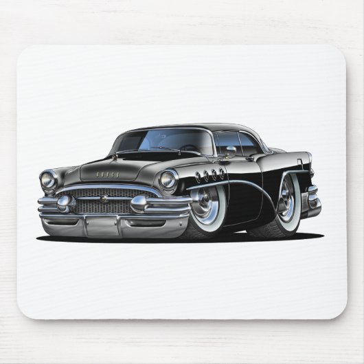 Buick-Jahrhundert-Schwarz-Auto Mousepad (Vorne)