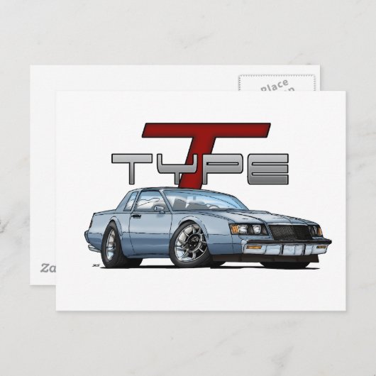 BUICK_REGAL_T_TYPE POSTKARTE (Vorne/Hinten)