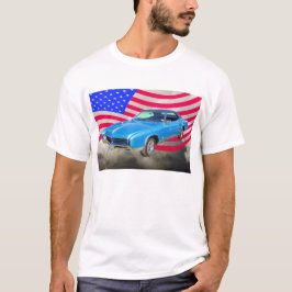 Buick- Rivieramuskel-Auto 1967 und amerikanische T-Shirt