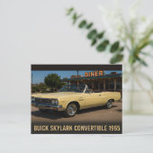 Buick Skylark Cabrio 1965 Postkarte (Stehend Vorderseite)