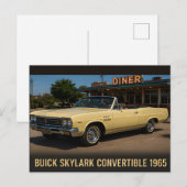 Buick Skylark Cabrio 1965 Postkarte (Vorne/Hinten)