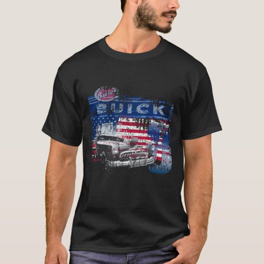 Buick Super Estate 8 original Fabrikschild USA T-Shirt (Vorderseite)