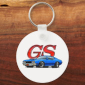 BuickGS_blue Schlüsselanhänger (Vorderseite)