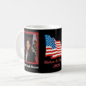 Build Back Better - Biden und Harris 2020 Kaffeetasse (Vorderseite Links)