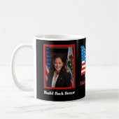Build Back Better - Biden und Harris 2020 Kaffeetasse (Links)