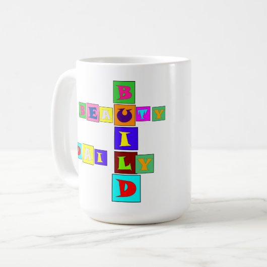Build Beayty Daily Mug Kaffeetasse (Vorderseite Links)