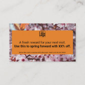 Build Brand Loyalty Vielen Dank! Saisonfrühling Rabattkarte (Vorderseite)