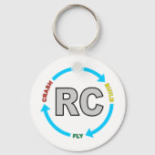 Build Crash Fly RC Schlüsselanhänger (Vorderseite)