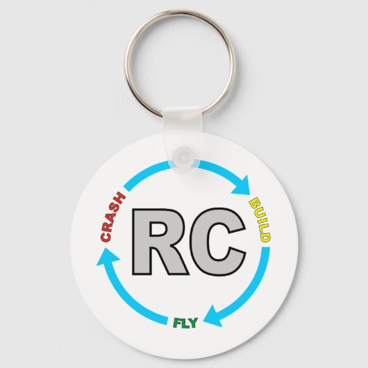 Build Crash Fly RC Schlüsselanhänger (Vorderseite)
